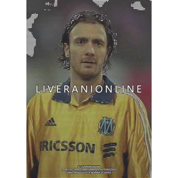 20-04-1999 BOLOGNA COPPA UEFA SEMIFINALE DI RITORNO BOLOGNA -MARSIGLIA 1-1 NELLA FOTO CRISTOPHE DUGARRY AG ALDO LIVERANI SAS