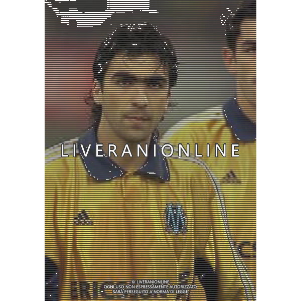 20-04-1999 BOLOGNA COPPA UEFA SEMIFINALE DI RITORNO BOLOGNA -MARSIGLIA 1-1 NELLA FOTO FREDERIC BRANDO AG ALDO LIVERANI SAS