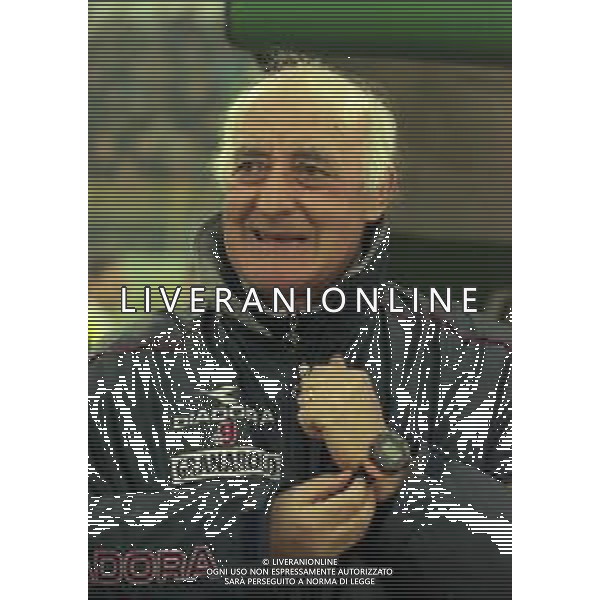 20-04-1999 BOLOGNA COPPA UEFA SEMIFINALE DI RITORNO BOLOGNA -MARSIGLIA 1-1 NELLA FOTO CARLO MAZZONE ALLENATORE BOLOGNA AG ALDO LIVERANI SAS