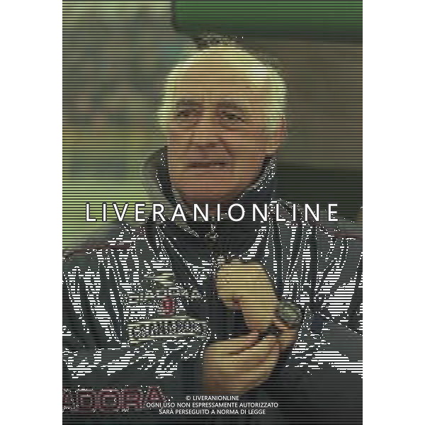 20-04-1999 BOLOGNA COPPA UEFA SEMIFINALE DI RITORNO BOLOGNA -MARSIGLIA 1-1 NELLA FOTO CARLO MAZZONE ALLENATORE BOLOGNA AG ALDO LIVERANI SAS