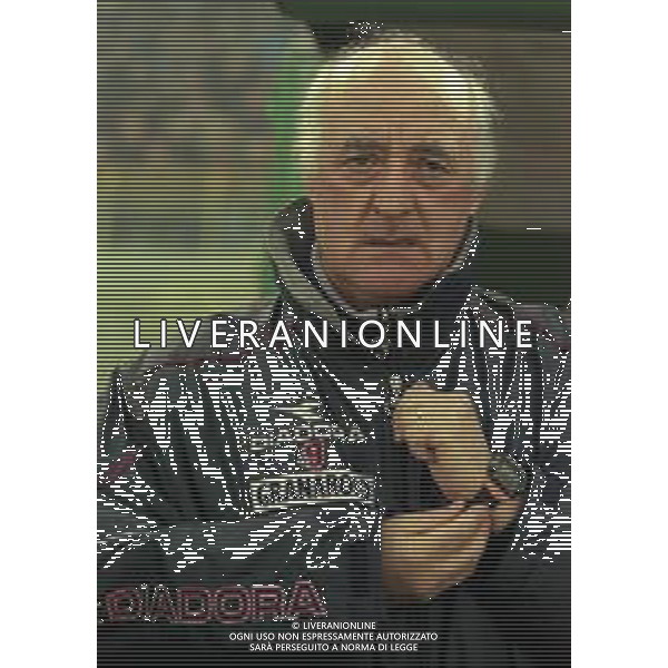 20-04-1999 BOLOGNA COPPA UEFA SEMIFINALE DI RITORNO BOLOGNA -MARSIGLIA 1-1 NELLA FOTO CARLO MAZZONE ALLENATORE BOLOGNA AG ALDO LIVERANI SAS