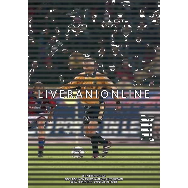 20-04-1999 BOLOGNA COPPA UEFA SEMIFINALE DI RITORNO BOLOGNA -MARSIGLIA 1-1 NELLA FOTO FABRIZIO RAVANELLI AG ALDO LIVERANI SAS