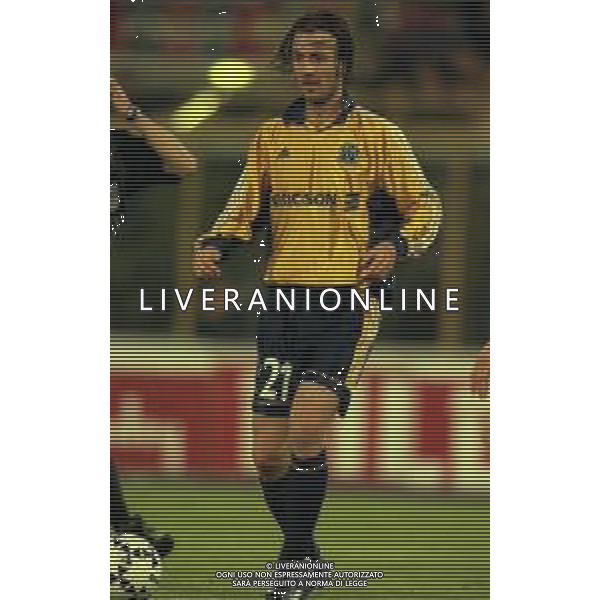 20-04-1999 BOLOGNA COPPA UEFA SEMIFINALE DI RITORNO BOLOGNA -MARSIGLIA 1-1 NELLA FOTO CRISTOPHE DUGARRY AG ALDO LIVERANI SAS
