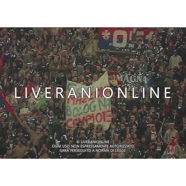 20-04-1999 BOLOGNA COPPA UEFA SEMIFINALE DI RITORNO BOLOGNA -MARSIGLIA 1-1 NELLA FOTO TIFOSI BOLOGNA AG ALDO LIVERANI SAS