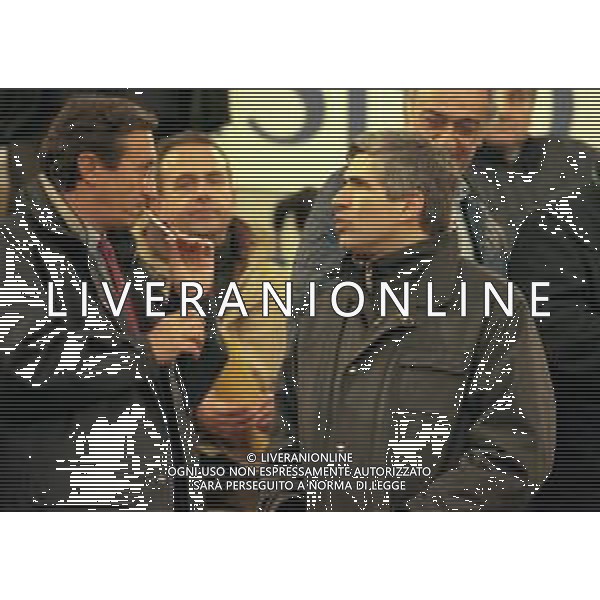 20-04-1999 BOLOGNA COPPA UEFA SEMIFINALE DI RITORNO BOLOGNA -MARSIGLIA 1-1 NELLA FOTO GIANFRANCO FINI E PIER FERDINANDO CASINI AG ALDO LIVERANI SAS