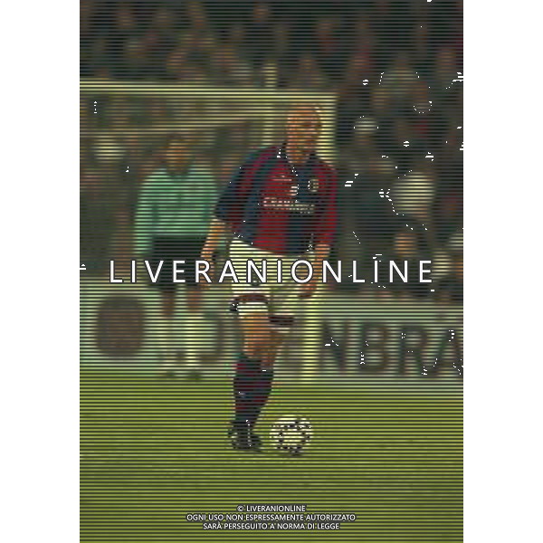 20-04-1999 BOLOGNA COPPA UEFA SEMIFINALE DI RITORNO BOLOGNA -MARSIGLIA 1-1 NELLA FOTO KLAS INGESSON AG ALDO LIVERANI SAS
