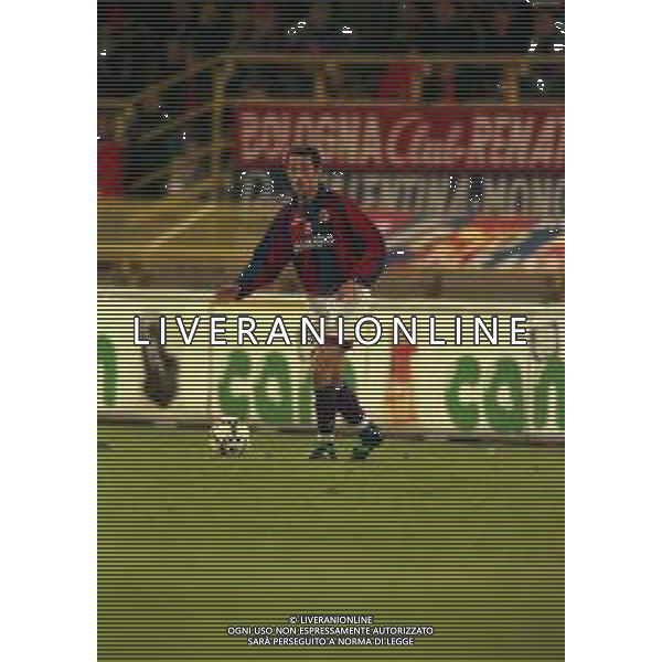 20-04-1999 BOLOGNA COPPA UEFA SEMIFINALE DI RITORNO BOLOGNA -MARSIGLIA 1-1 NELLA FOTO ALESSANDRO RINALDI AG ALDO LIVERANI SAS