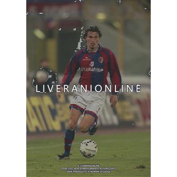20-04-1999 BOLOGNA COPPA UEFA SEMIFINALE DI RITORNO BOLOGNA -MARSIGLIA 1-1 NELLA FOTO JONATHAN BINOTTO AG ALDO LIVERANI SAS