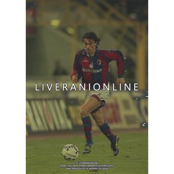 20-04-1999 BOLOGNA COPPA UEFA SEMIFINALE DI RITORNO BOLOGNA -MARSIGLIA 1-1 NELLA FOTO JONATHAN BINOTTO AG ALDO LIVERANI SAS