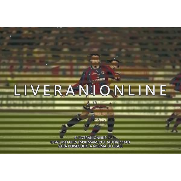 20-04-1999 BOLOGNA COPPA UEFA SEMIFINALE DI RITORNO BOLOGNA -MARSIGLIA 1-1 NELLA FOTO JONATHAN BINOTTO AG ALDO LIVERANI SAS
