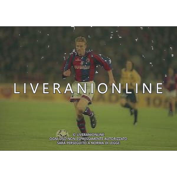 20-04-1999 BOLOGNA COPPA UEFA SEMIFINALE DI RITORNO BOLOGNA -MARSIGLIA 1-1 NELLA FOTO KENNET ANDERSSON AG ALDO LIVERANI SAS