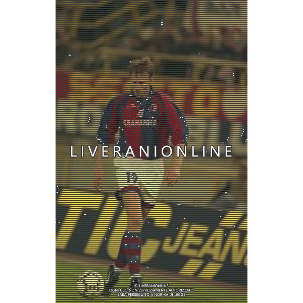 20-04-1999 BOLOGNA COPPA UEFA SEMIFINALE DI RITORNO BOLOGNA -MARSIGLIA 1-1 NELLA FOTO KENNET ANDERSSON AG ALDO LIVERANI SAS
