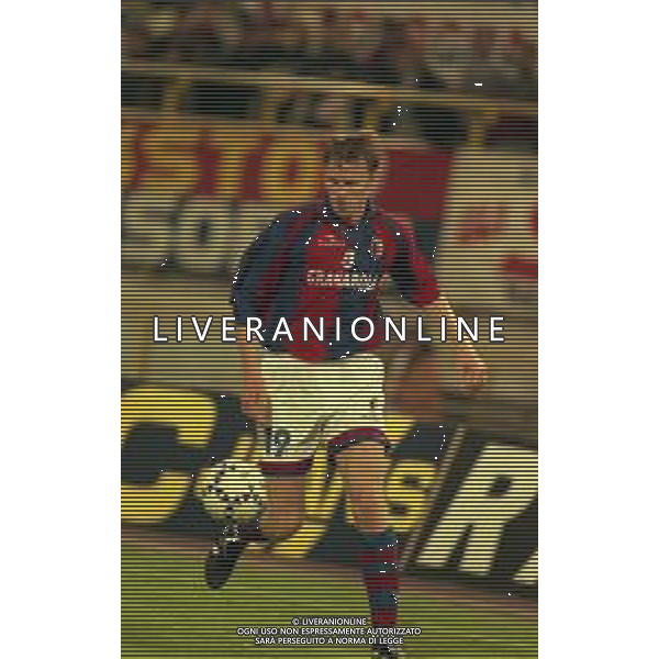 20-04-1999 BOLOGNA COPPA UEFA SEMIFINALE DI RITORNO BOLOGNA -MARSIGLIA 1-1 NELLA FOTO KENNET ANDERSSON AG ALDO LIVERANI SAS