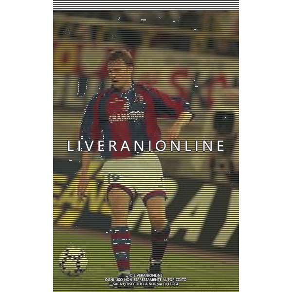 20-04-1999 BOLOGNA COPPA UEFA SEMIFINALE DI RITORNO BOLOGNA -MARSIGLIA 1-1 NELLA FOTO KENNET ANDERSSON AG ALDO LIVERANI SAS
