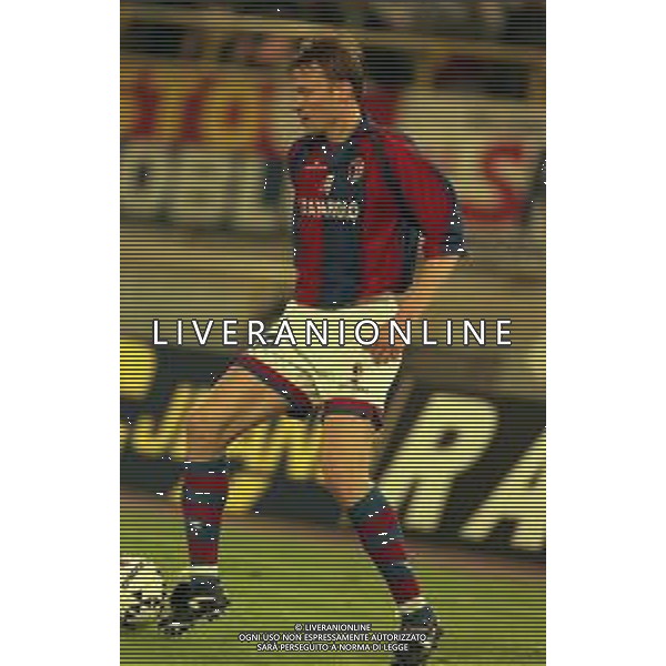 20-04-1999 BOLOGNA COPPA UEFA SEMIFINALE DI RITORNO BOLOGNA -MARSIGLIA 1-1 NELLA FOTO KENNET ANDERSSON AG ALDO LIVERANI SAS