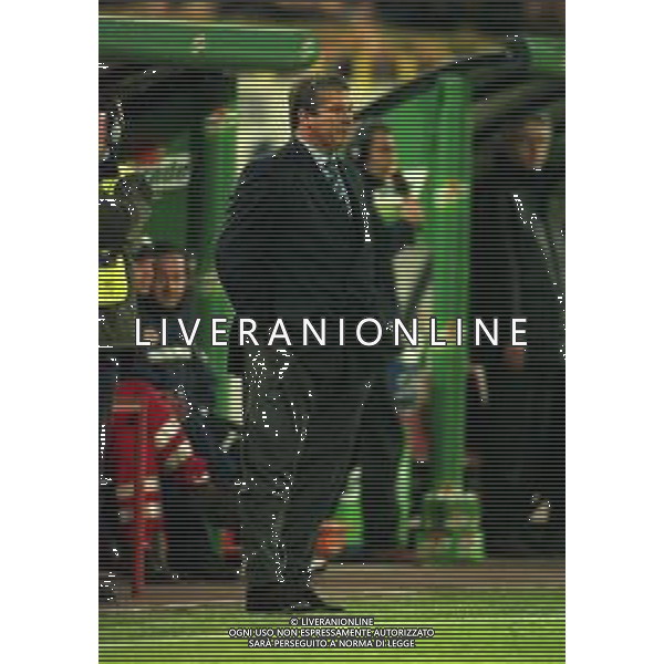 20-04-1999 BOLOGNA COPPA UEFA SEMIFINALE DI RITORNO BOLOGNA -MARSIGLIA 1-1 NELLA FOTO ROLLAND COURBIS ALLENATORE MARSGLIA AG ALDO LIVERANI SAS