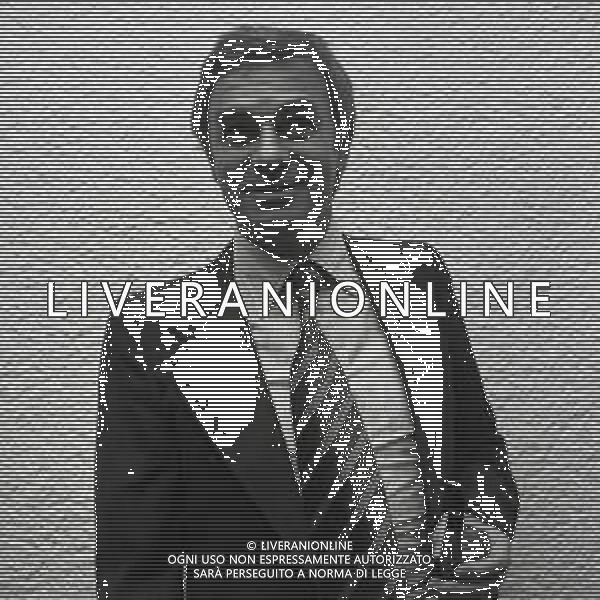 1974 RIENTRO DELLA NAZIONALE ITALIANA DAI CAMPIONATI DEL MONDO GERMANIA 74 CONFERENZA STAMPA DI ITALO ALLODI E FRANCO CARRARO NELLA FOTO ITALO ALLODI AG ALDO LIVERANI SAS