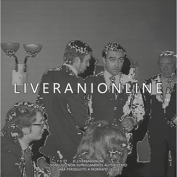 1974 RIENTRO DELLA NAZIONALE ITALIANA DAI CAMPIONATI DEL MONDO GERMANIA 74 CONFERENZA STAMPA DI ITALO ALLODI E FRANCO CARRARO NELLA FOTO FRANCO CARRARO AG ALDO LIVERANI SAS