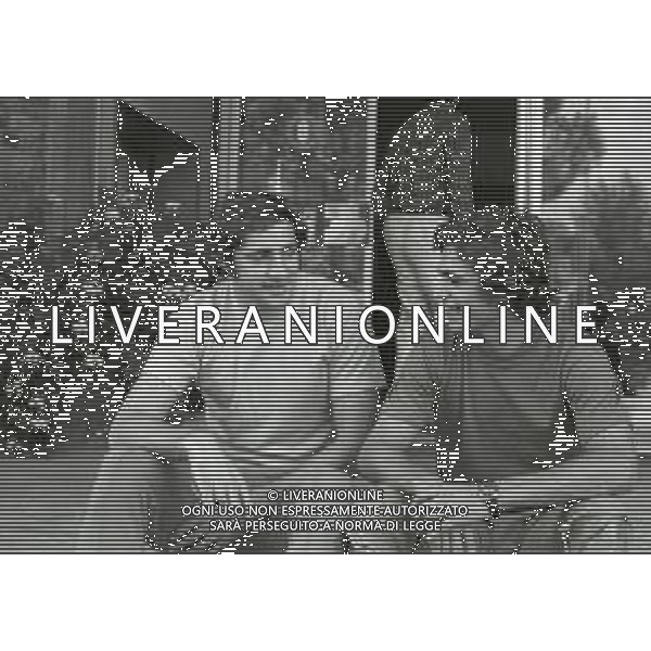 1974 COVERCIANO RADUNO NAZIONALE ITALIANA DI CALCIO NELLA FOTO GIORGIO CHINAGLIA E --------- AG ALDO LIVERANI SAS