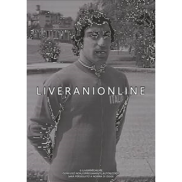 1974 COVERCIANO RADUNO NAZIONALE ITALIANA DI CALCIO NELLA FOTO BRUNO BEATRICE AG ALDO LIVERANI SAS