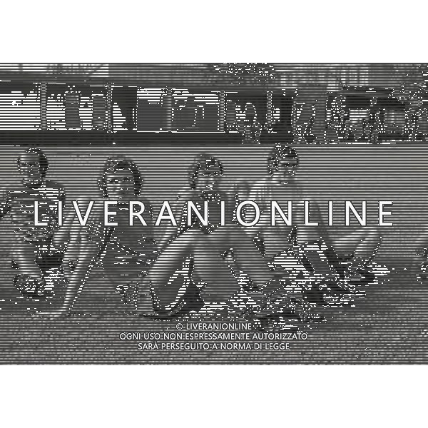 1974 COVERCIANO RADUNO NAZIONALE ITALIANA DI CALCIO NELLA FOTO LUIGI MARTINI -----ORLANDINIA NDREA GIUSEPPE BRUSCOLOTTI AG ALDO LIVERANI SAS