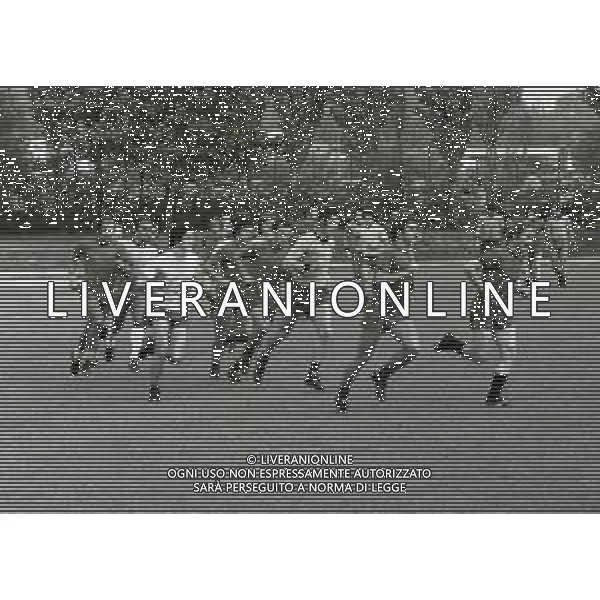 1974 COVERCIANO RADUNO NAZIONALE ITALIANA DI CALCIO NELLA FOTO ALLENAMENTO NAZIONALE ITALIANA AG ALDO LIVERANI SAS