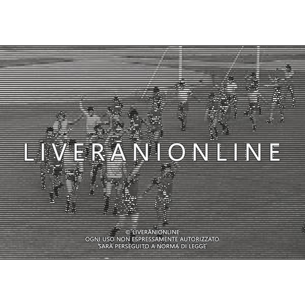 1974 COVERCIANO RADUNO NAZIONALE ITALIANA DI CALCIO NELLA FOTO ALLENAMENTO NAZIONALE ITALIANA AG ALDO LIVERANI SAS
