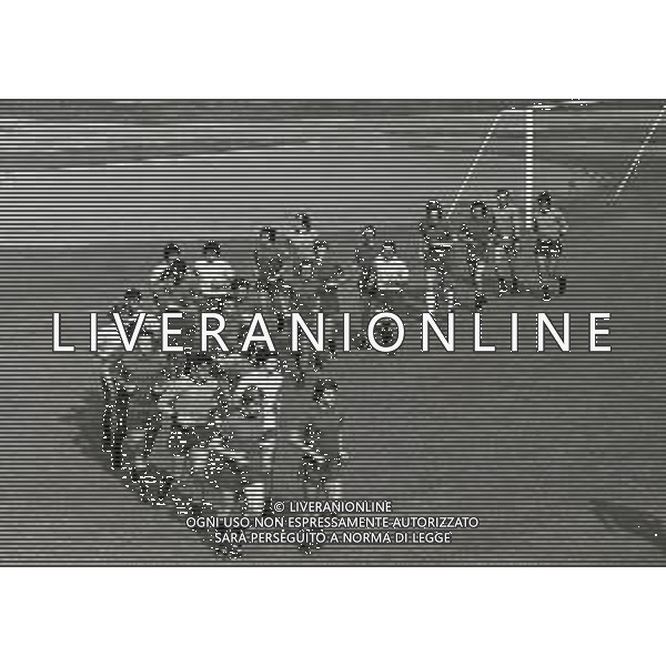 1974 COVERCIANO RADUNO NAZIONALE ITALIANA DI CALCIO NELLA FOTO ALLENAMENTO NAZIONALE ITALIANA AG ALDO LIVERANI SAS