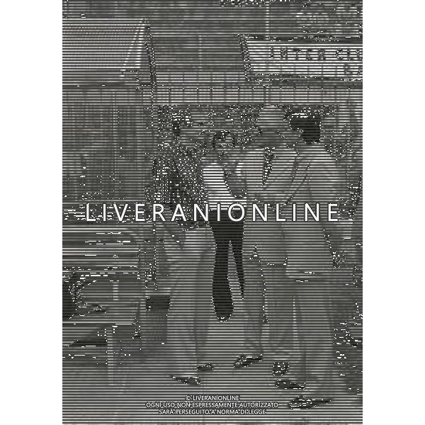 1980-1981 RETROSPETTIVA GIANCARLO BELTRAMI DIRIGENTE INTER NELLA FOTO IVANOE FRAIZZOLI-SANDRO MAZZOLA E GIANCARLO BELTRAMI AG ALDO LIVERANI SAS
