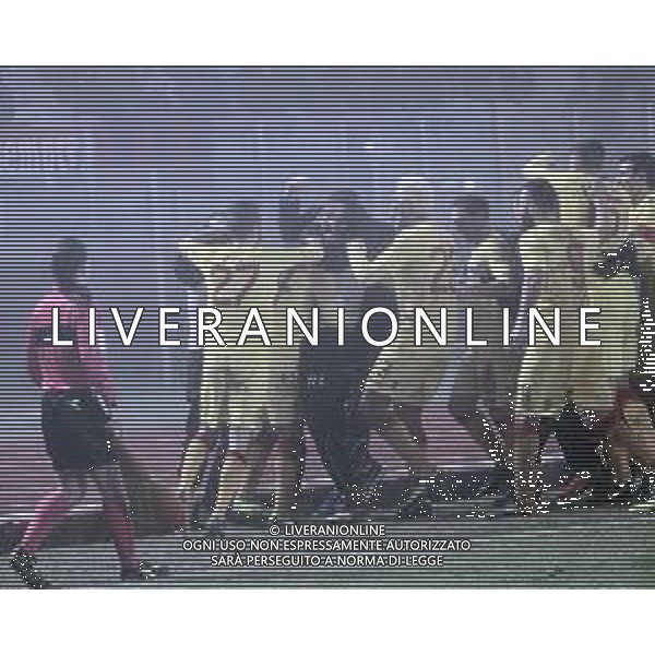 IMOLA 26 DICEMBRE 2018 IMOLESE CALCIO RAVENNA CALCIO NELLA FOTO RAVENNA ESULTANZA GOL DI BRESCIANI FOTO GIANNI SANNA-AG ALDO LIVERANI SAS