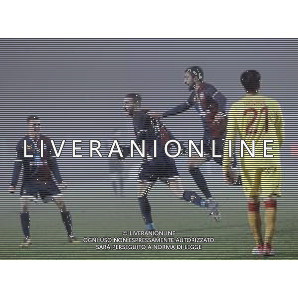 IMOLA 26 DICEMBRE 2018 IMOLESE CALCIO RAVENNA CALCIO NELLA FOTO ESULTANZA PER IL PAREGGIO DI ERIC LANINI FOTO GIANNI SANNA-AG ALDO LIVERANI SAS