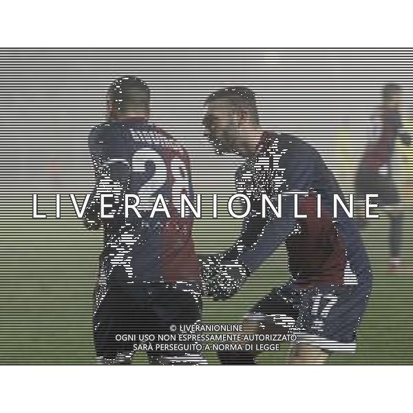 IMOLA 26 DICEMBRE 2018 IMOLESE CALCIO RAVENNA CALCIO NELLA FOTO GIUSEPPE GIVINCO E ERIC LANINI FOTO GIANNI SANNA-AG ALDO LIVERANI SAS