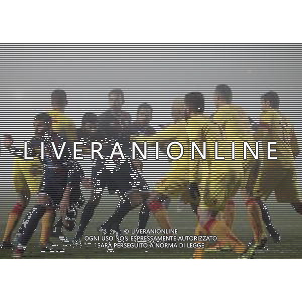 IMOLA 26 DICEMBRE 2018 IMOLESE CALCIO RAVENNA CALCIO NELLA FOTO BLOCCHI E MISCHIA IN AREA FOTO GIANNI SANNA-AG ALDO LIVERANI SAS