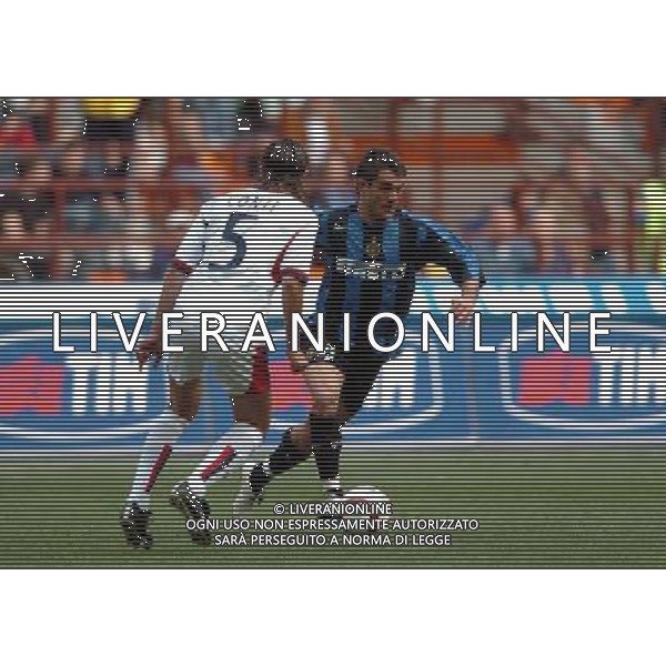 Inter - Cagliari Semifinale di ritorno di Coppa Italia Tim cup 18/05/2005 nella foto giorgios karagounis e conti daniele ph arcaini/agenzia aldo liverani