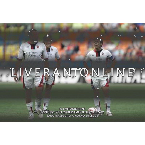 Inter - Cagliari Semifinale di ritorno di Coppa Italia Tim cup 18/05/2005 nella foto antonio langella e zola langella ph luzzani/agenzia aldo liverani