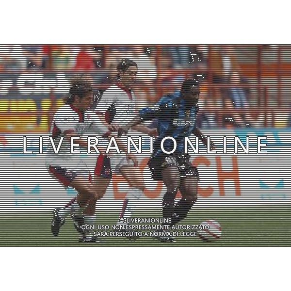 Inter - Cagliari Semifinale di ritorno di Coppa Italia Tim cup 18/05/2005 nella foto obafemi martins ph arcaini/agenzia aldo liverani