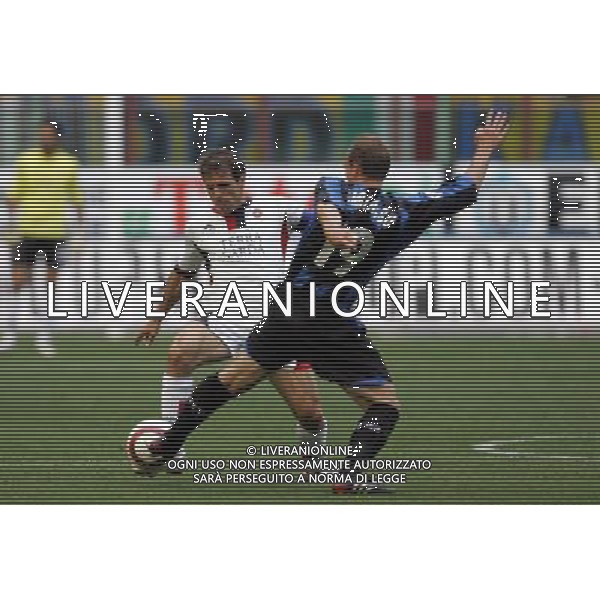 Inter - Cagliari Semifinale di ritorno di Coppa Italia Tim cup 18/05/2005 nella foto esteban cambiasso e zola gianfranco ph luzzani/agenzia aldo liverani