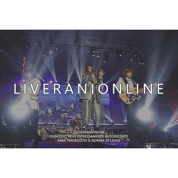 Riccione Deejay on ice 30/12/2018 - Concerto dei Maneskin nella foto: David Damiano (cantante dei Maneskin) Victoria De Angelis (bassista dei Maneskin) Thomas Raggi (chitarrista dei Maneskin) ©Claudio Zamagni/Agenzia Aldo Liverani / AGENZIA ALDO LIVERANI SAS