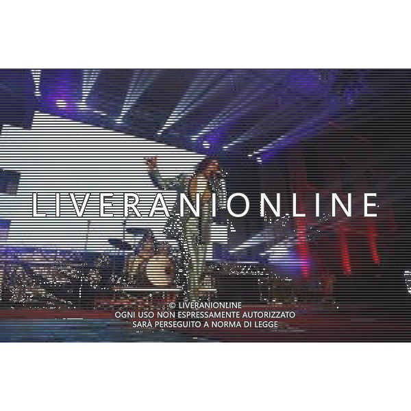 Riccione Deejay on ice 30/12/2018 - Concerto dei Maneskin nella foto: David Damiano (cantante dei Maneskin) ©Claudio Zamagni/Agenzia Aldo Liverani / AGENZIA ALDO LIVERANI SAS