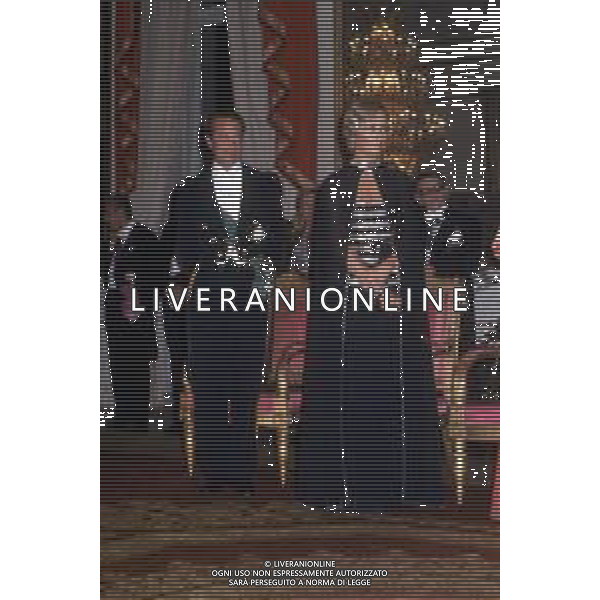 SOVRANI REALI DEL BELGIO - RETROSPETTIVA Nella foto Paola Ruffo di Calabria Principessa Liegi con il marito principe Alberto II ©ARCHIVIO Giovanni Liverani / DFP / AG. ALDO LIVERANI SAS - ITALY ONLY EDITORIAL USE ONLY
