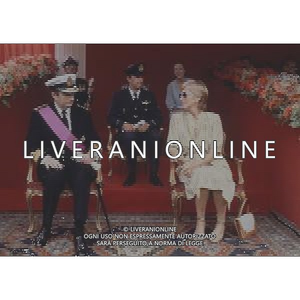 SOVRANI REALI DEL BELGIO - RETROSPETTIVA Nella foto Paola Ruffo di Calabria Principessa Liegi con il marito principe Alberto II e il figlio Filippo nel 1983 ©ARCHIVIO Giovanni Liverani / DFP / AG. ALDO LIVERANI SAS - ITALY ONLY EDITORIAL USE ONLY
