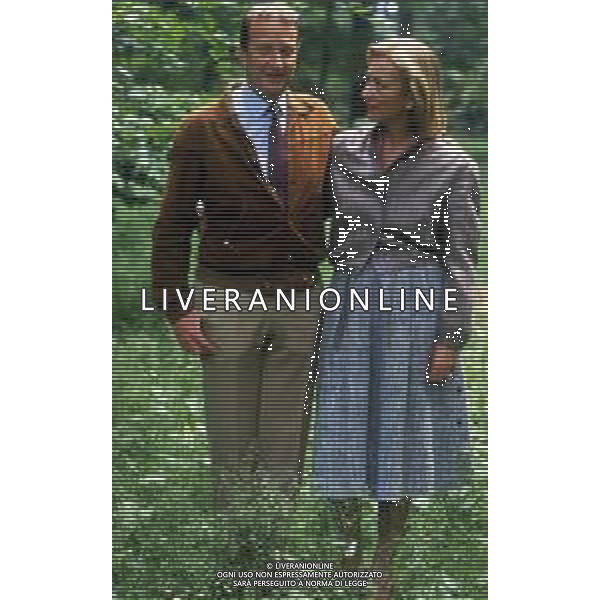 SOVRANI REALI DEL BELGIO - RETROSPETTIVA Nella foto Paola Ruffo di Calabria Principessa Liegi con il marito principe Alberto II ©ARCHIVIO Giovanni Liverani / DFP / AG. ALDO LIVERANI SAS - ITALY ONLY EDITORIAL USE ONLY