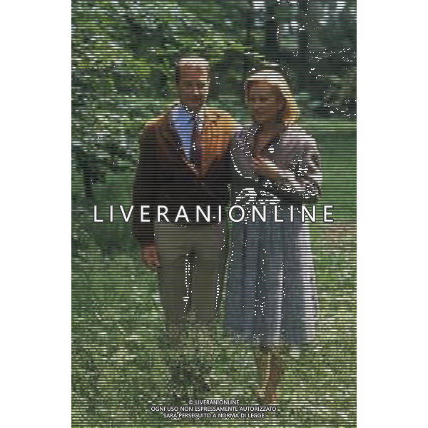 SOVRANI REALI DEL BELGIO - RETROSPETTIVA Nella foto Paola Ruffo di Calabria Principessa Liegi con il marito principe Alberto II ©ARCHIVIO Giovanni Liverani / DFP / AG. ALDO LIVERANI SAS - ITALY ONLY EDITORIAL USE ONLY