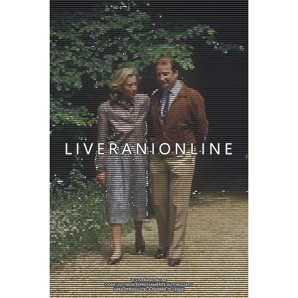 SOVRANI REALI DEL BELGIO - RETROSPETTIVA Nella foto Paola Ruffo di Calabria Principessa Liegi con il marito principe Alberto II ©ARCHIVIO Giovanni Liverani / DFP / AG. ALDO LIVERANI SAS - ITALY ONLY EDITORIAL USE ONLY