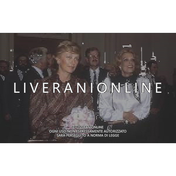 SOVRANI REALI DEL BELGIO - RETROSPETTIVA Nella foto Paola Ruffo di Calabria Principessa Liegi con Melina Mercouri nel 1982 ©ARCHIVIO Giovanni Liverani / DFP / AG. ALDO LIVERANI SAS - ITALY ONLY EDITORIAL USE ONLY