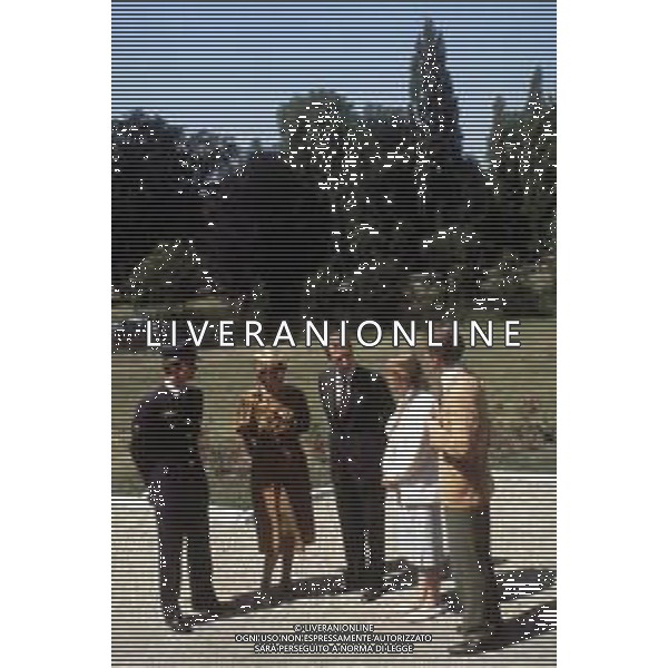 SOVRANI REALI DEL BELGIO - RETROSPETTIVA Nella foto Paola Ruffo di Calabria Principessa Liegi con il marito principe Alberto II, la figlia Astrid e il figlio Filippo ©ARCHIVIO Giovanni Liverani / DFP / AG. ALDO LIVERANI SAS - ITALY ONLY EDITORIAL USE ONLY