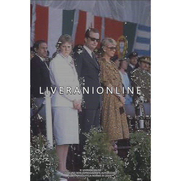 SOVRANI REALI DEL BELGIO - RETROSPETTIVA Nella foto Paola Ruffo di Calabria Principessa Liegi con il marito principe Alberto II e la figlia Astrid nel 1983 ©ARCHIVIO Giovanni Liverani / DFP / AG. ALDO LIVERANI SAS - ITALY ONLY EDITORIAL USE ONLY