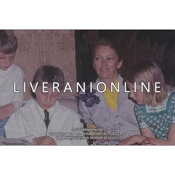 SOVRANI REALI DEL BELGIO - RETROSPETTIVA Nella foto Paola Ruffo di Calabria Principessa Liegi con la figlia Astrid e il figlio Filippo e Lorenzo ©ARCHIVIO Giovanni Liverani / DFP / AG. ALDO LIVERANI SAS - ITALY ONLY EDITORIAL USE ONLY