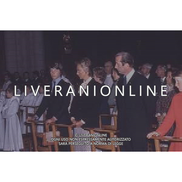 SOVRANI REALI DEL BELGIO - RETROSPETTIVA Nella foto Paola Ruffo di Calabria Principessa Liegi con il marito principe Alberto II e il figlio Filippo ©ARCHIVIO Giovanni Liverani / DFP / AG. ALDO LIVERANI SAS - ITALY ONLY EDITORIAL USE ONLY
