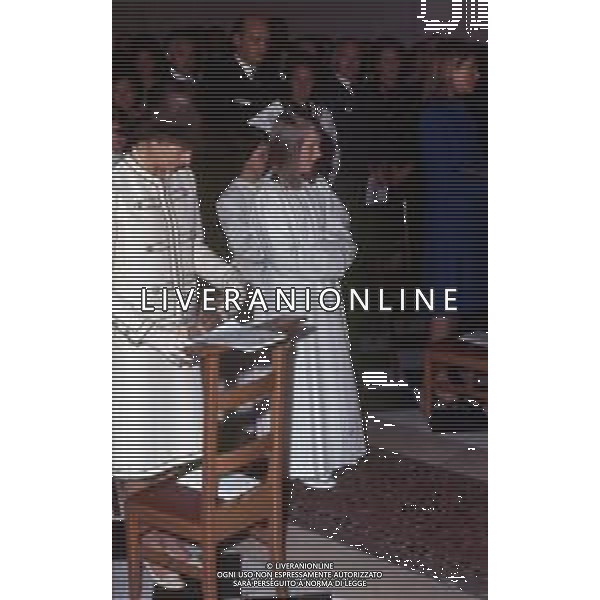 SOVRANI REALI DEL BELGIO - RETROSPETTIVA Nella foto Paola Ruffo di Calabria Principessa Liegi con la figlia Astrid ©ARCHIVIO Giovanni Liverani / DFP / AG. ALDO LIVERANI SAS - ITALY ONLY EDITORIAL USE ONLY